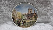 Royal Doulton plate, Village