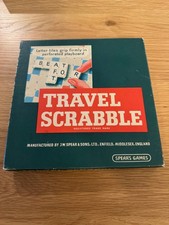 Travel Scrabble Board Game by