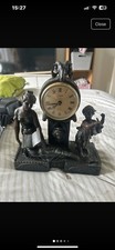 Heavy Large Juliana Mantle Cherub Clock