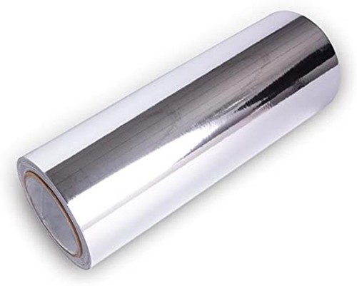 Chrome shiny silver sign - shiny,