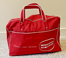 Western Airlines Vintage Red