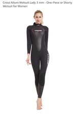 Cressi Women's Wetsuit Size