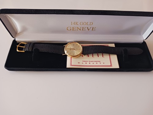14k solid gold geneve - 14k,