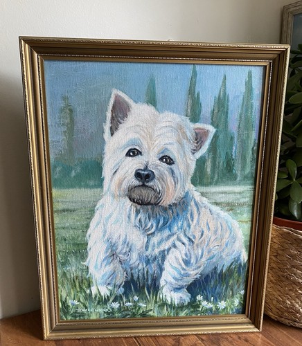 Vintage west highland - west, terrier