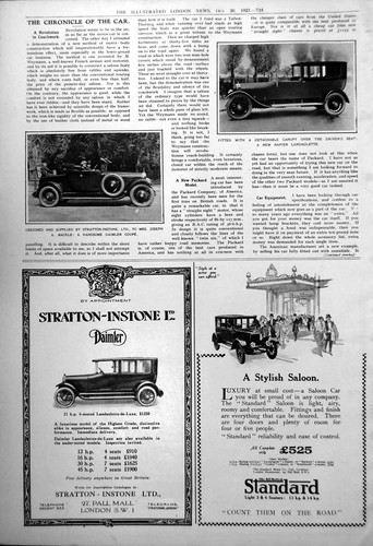 Old print daimler coupe - old,