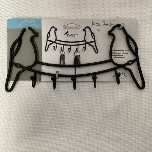 Metal bird wall hook rack - bird,