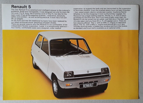 Renault leaflet brochure - 5, /