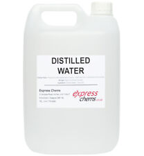 5 Litre (5L) Ultra Pure Distilled Water Steam Process Order by 2pm Same Day Post