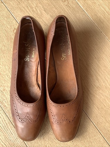 Vintage ladies brown leather - brown,