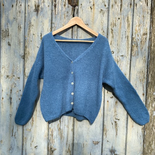 Cardigan soft wool mohair - cardigan,