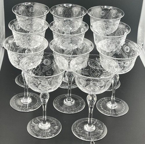 Webb corbett crystal - webb, floral