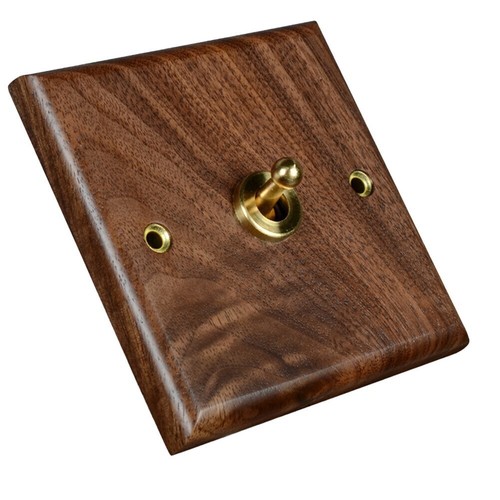Stylish wooden toggle light - stylish,
