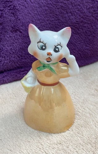 Vintage ceramic cat - ceramic,