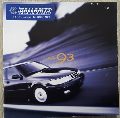 Saab range brochure - brochure, 1999