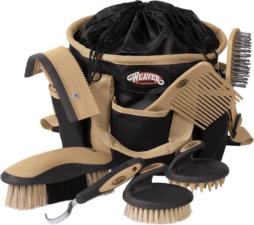 Piece horse grooming kit - 7,