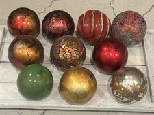 Decorative Sphere Orb Ball Lot