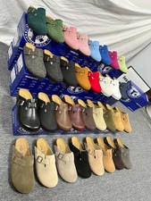 NEW Birkenstock Boston Synthetic Suede Leather Sandals EU Shoe Size 35-45 Unisex