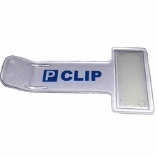 1 x Windscreen Parking Pass Card Permit Ticket Holder Clip Self Adhesive NEW