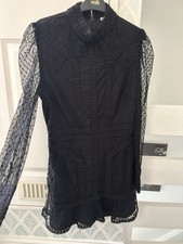 Topshop Lace Detail Sheer