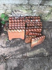 Victorian Rope Top Brown Garden Edging Tiles 10 + Job lot