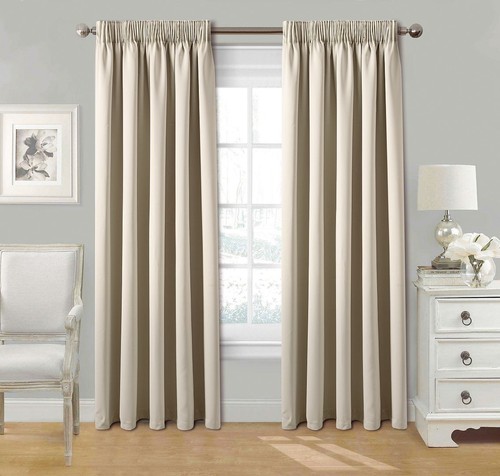 Pair pencil pleat - tape, top