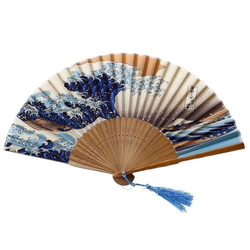 Japanese folding hand fan - folding,