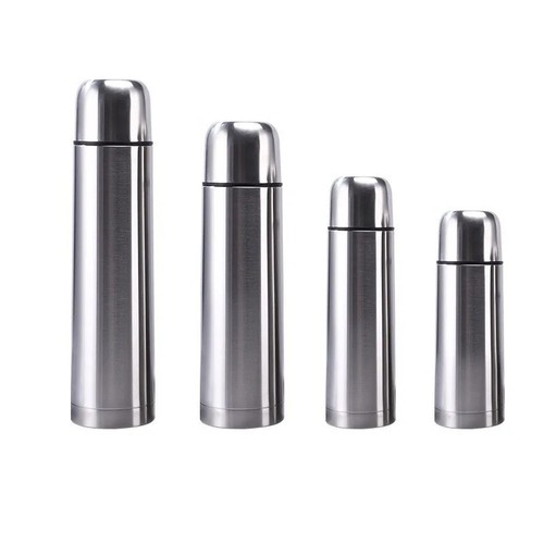 Stainless steel water flask - steel,