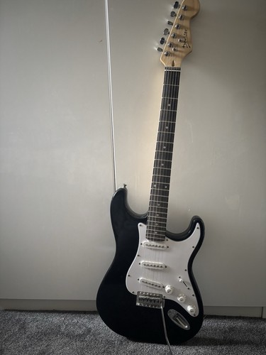 Solid body black - black, electric