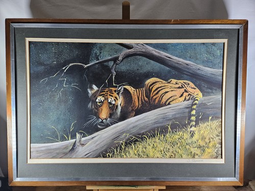 Original mixed media - mixed, tiger