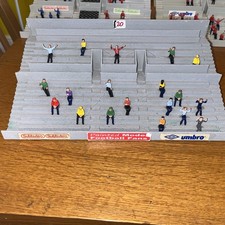 Subbuteo Concrete effect Terrace With Newly Painted Fans