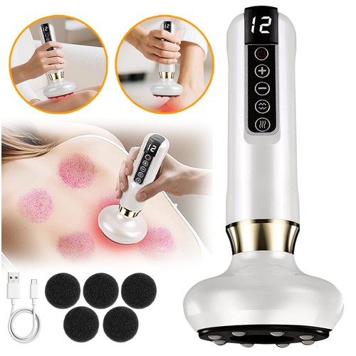 Cupping massager with timer - with,