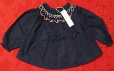 Baby Blouse Navy Designer