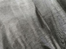 Organza / Voile type material remnant in BLACK for craft / needlework project