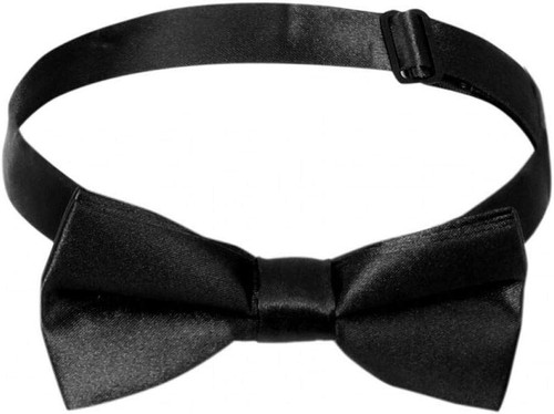 Black bow tie pre - tie,