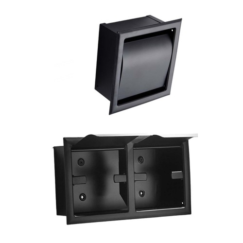 Recessed toilet paper - paper, holder