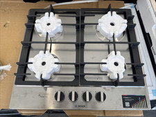 Bosch Series 6 PCP6A5B90 58cm Gas Hob - Stainless Steel