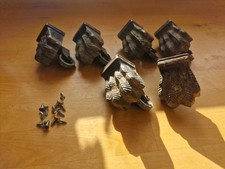 Vintage Brass Lion Furniture Feet castors  X 6