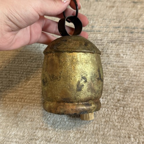 Antique brass cow - antique,
