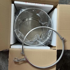 Distillation Tank with Hose Clamp 40L (10.5Gal),Home Brewing Equipment for Whisk