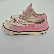 CONVERSE All Star Sneakers 10 Pink Younger Girls Casual Low Top Shoes