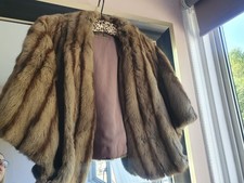 Real Fur Vintage Stole Bolero