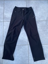 Regatta Ladies Black Softshell Trousers - Size 10, 30” inside leg.
