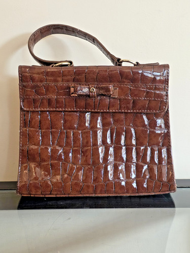 Liz claiborne brown patent - claiborne,