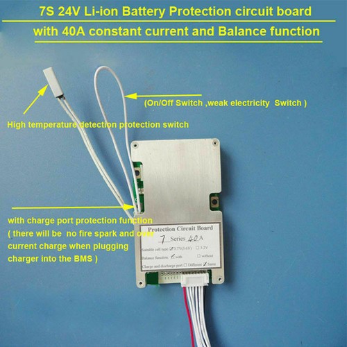 24v 40a bms lirooter ion - 24v,