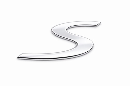 Chromed rear badge for - s,