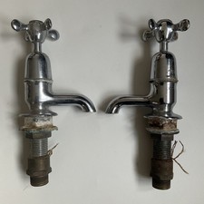 Original 1930s Basin Taps Hot and Cold Water Taps