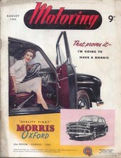 Motoring 8/56 Nuffield Mag MG