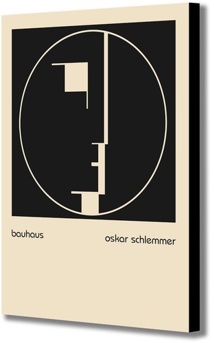 Bauhaus head emblem - emblem, oskar