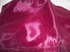 FABRIC - DARK RED ORGANZA 150 CM X 1 METER NEW