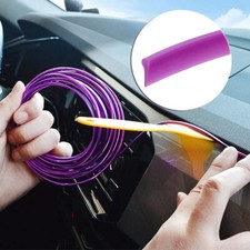 5m Purple Molding Line Car Point Edge Gap Door Panel Trim Interior Accessories